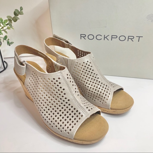 Rockport Women's Briah PERF Sling Wedge Sandal - Picture 2 of 12